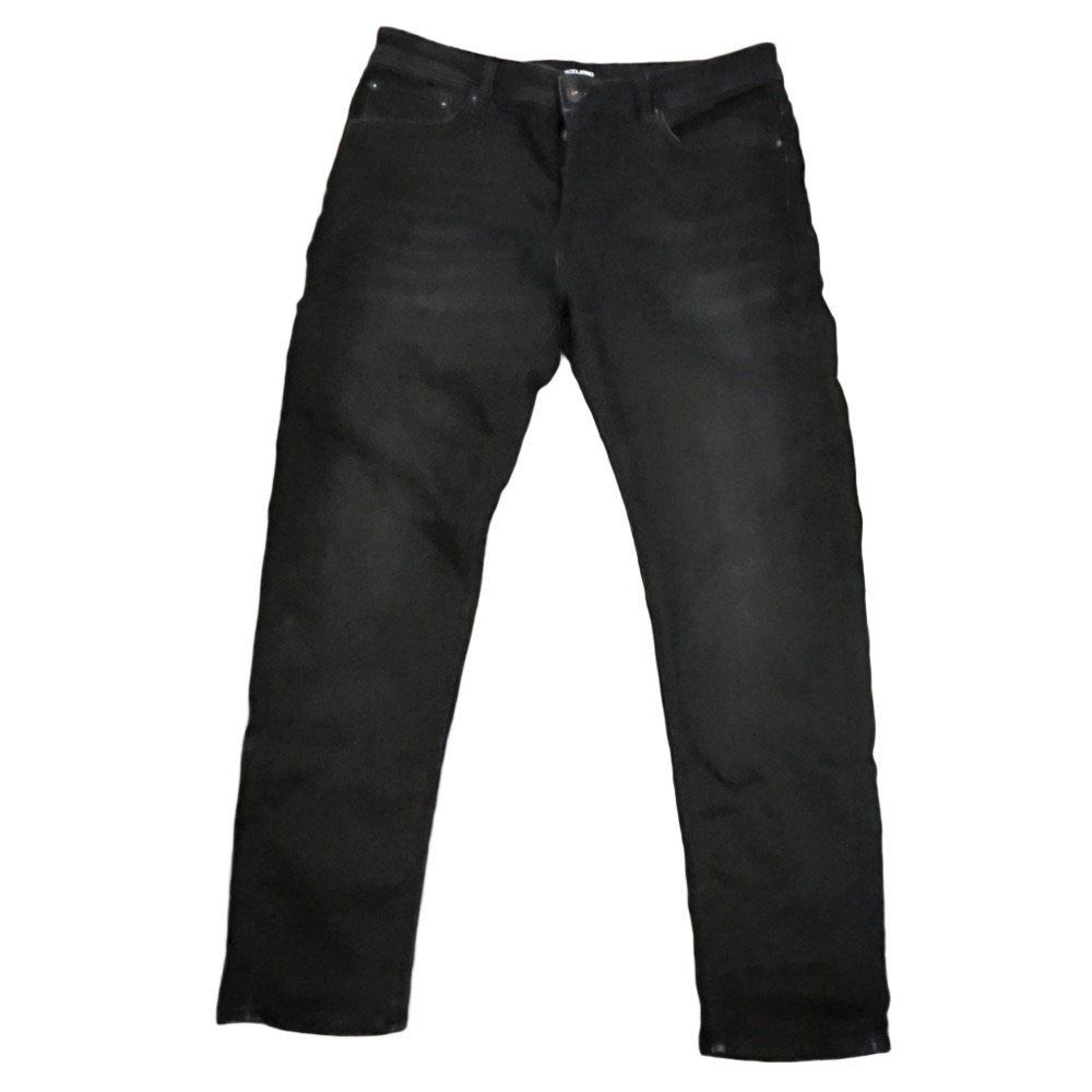 Jack and Jones Mike Tapered Fit Jeans, stretchy comfy distressed black Size 32